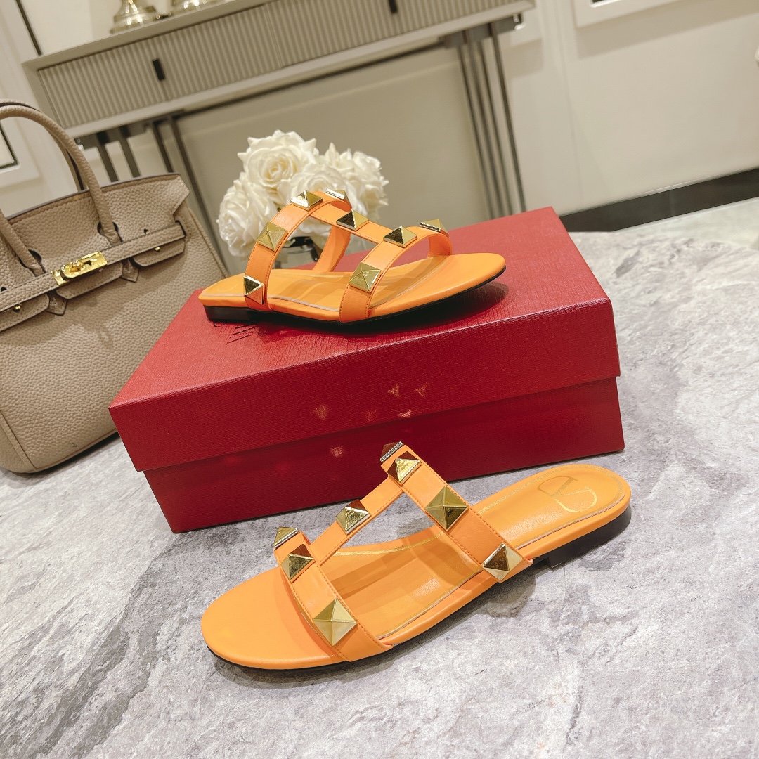 VALENTINO GARAVANI ROMAN STUD HEEL 2CM WOMEN 7 - vstockx