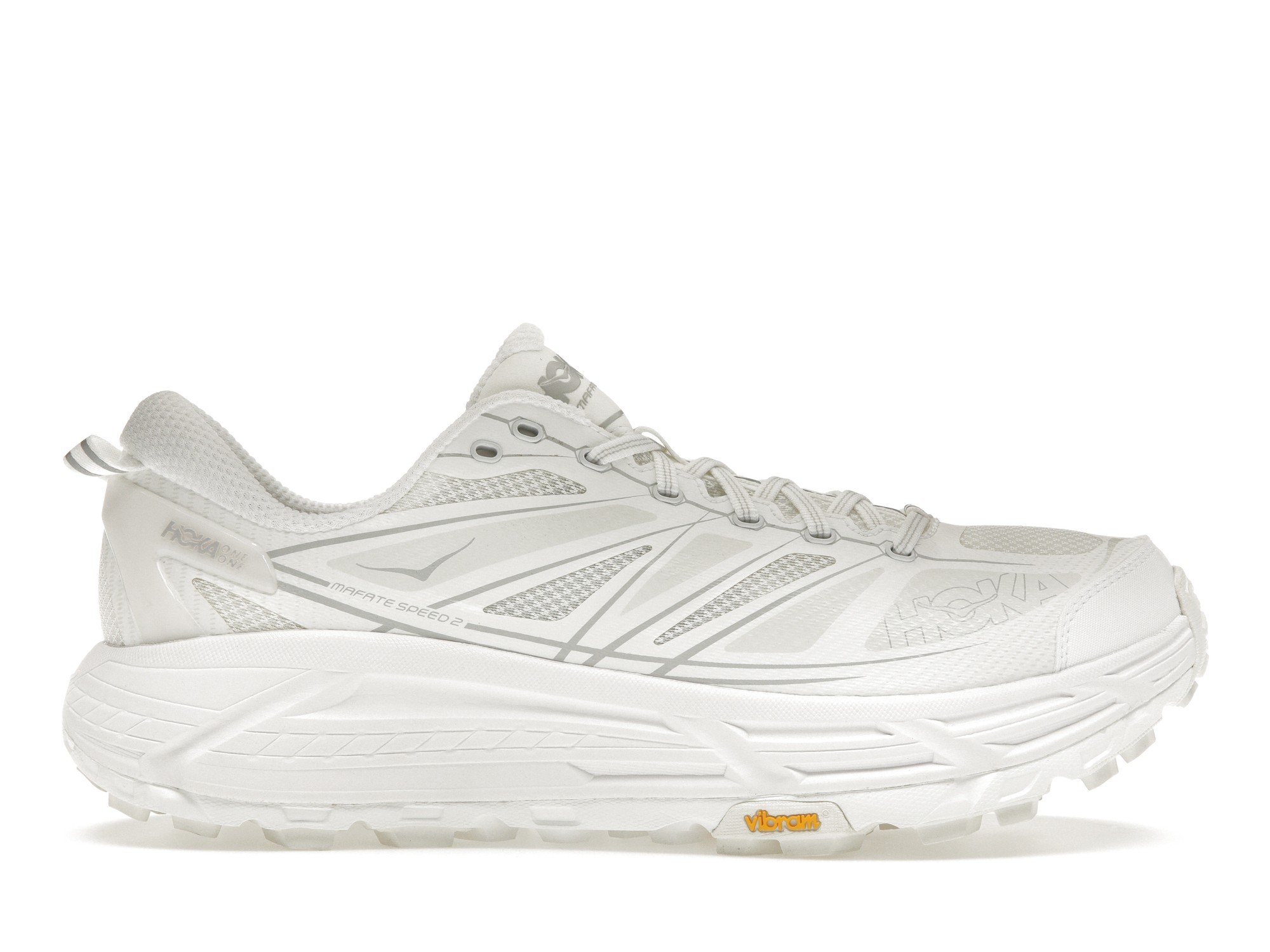Hoka One One Mafate Speed 2 White Lunar Rock (All Gender) - vstockx