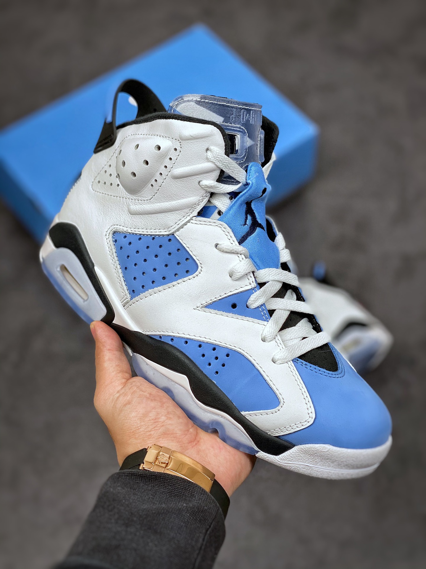 Jordan 6 Retro UNC White - vstockx