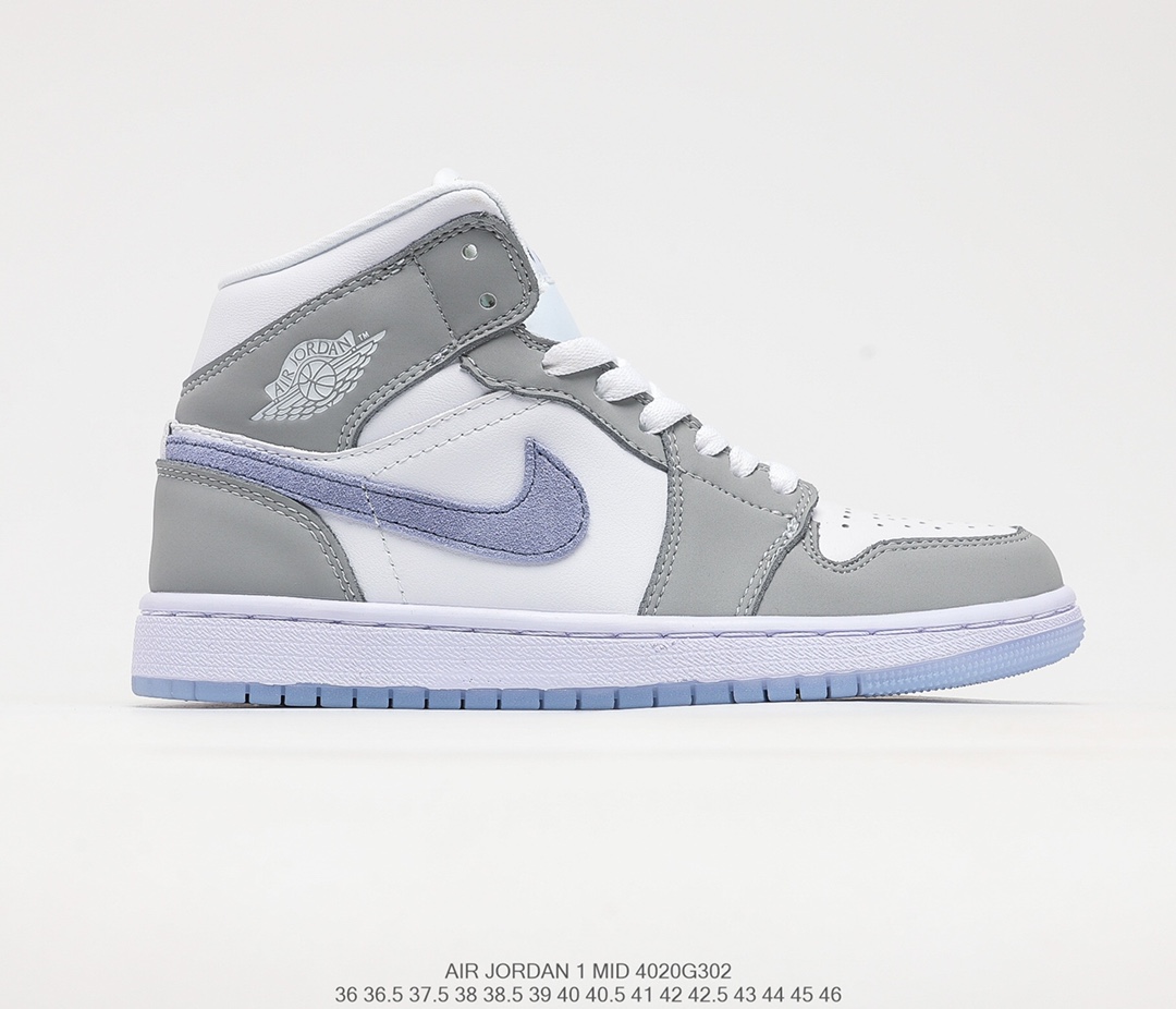Jordan 1 Mid Wolf Grey Aluminum (W) - vstockx