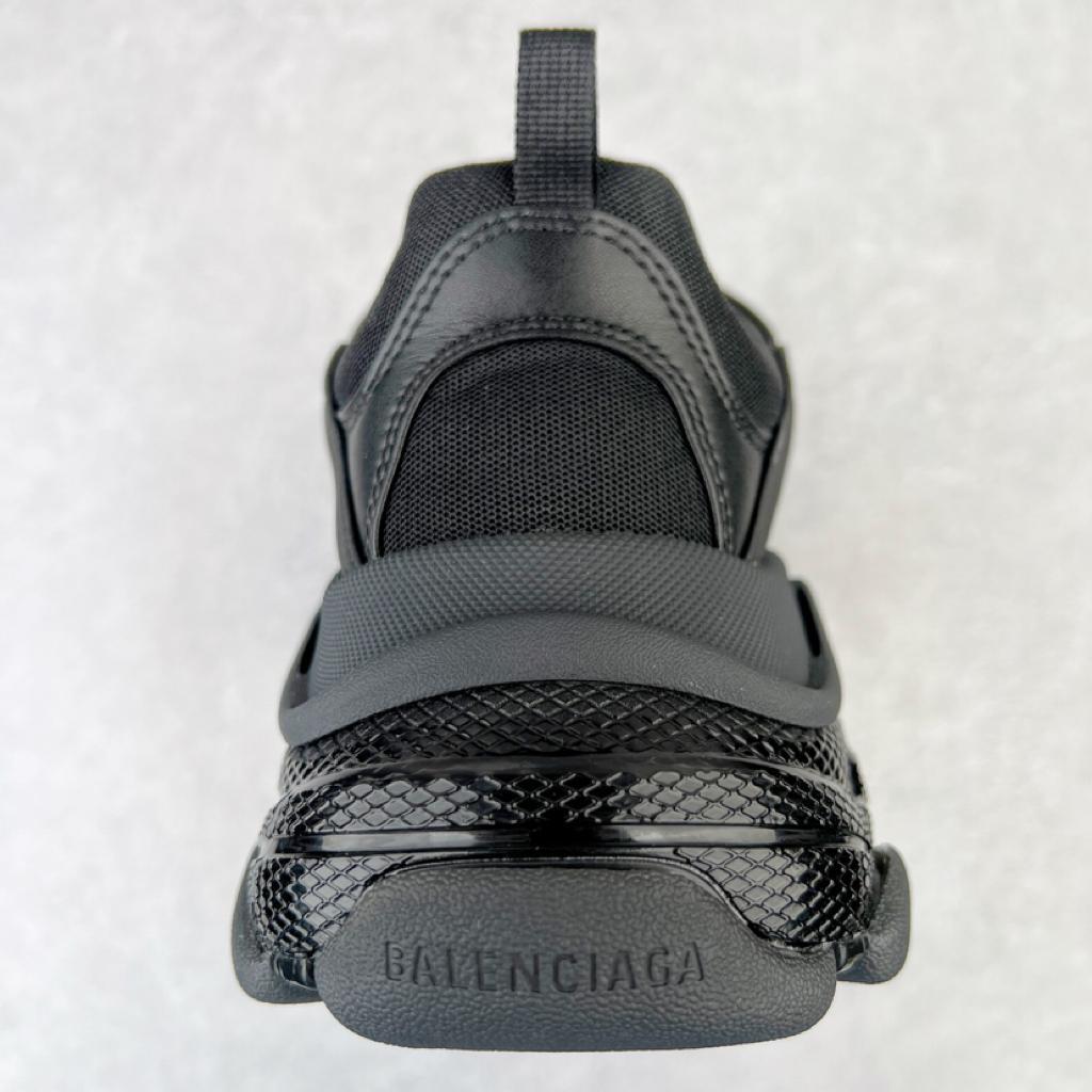 Balenciaga Triple S Clear Sole Black - vstockx