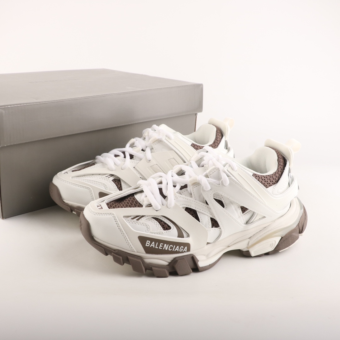 Balenciaga Track Mule Clear Sole Sneakers 3.0 - vstockx