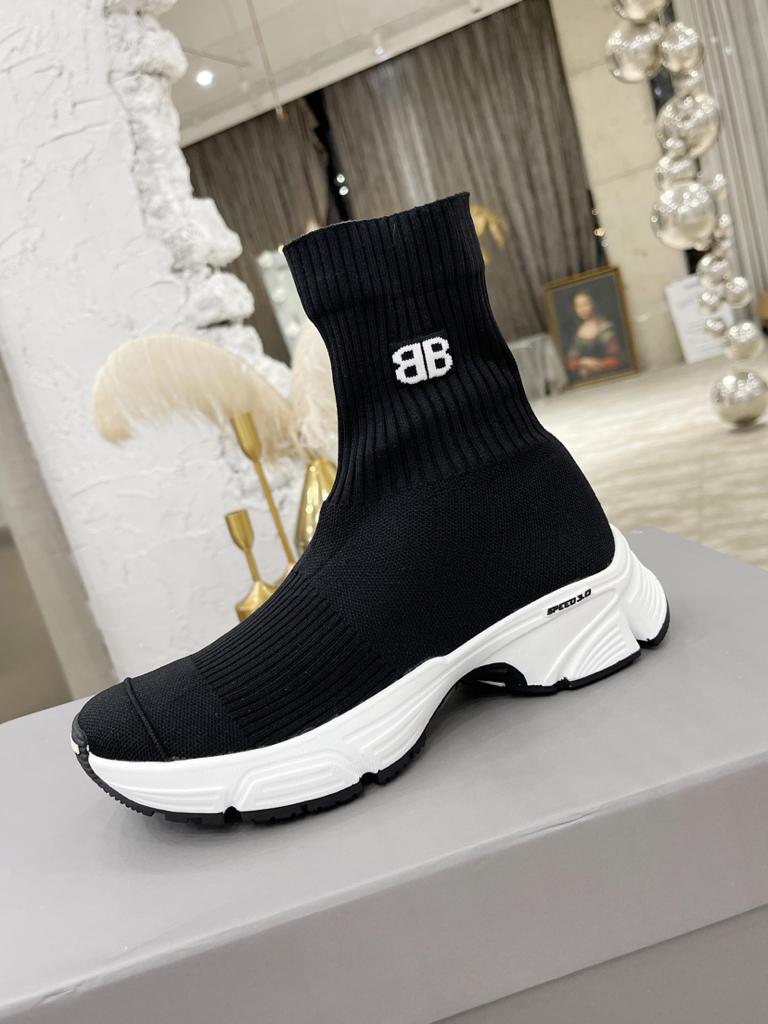 Balenciaga Speed 3.0 Black White - vstockx