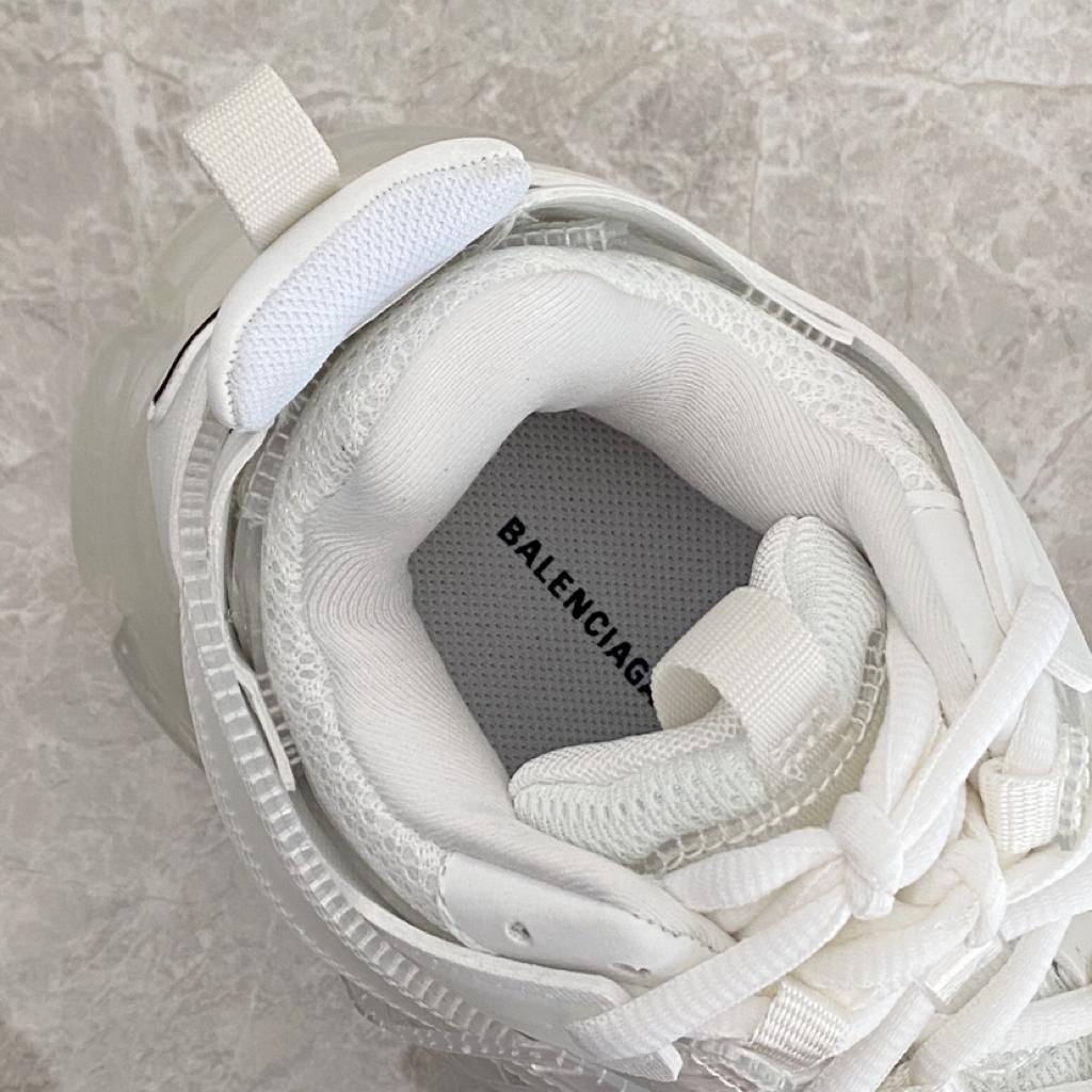 Balenciaga Track Clear Sole White - vstockx