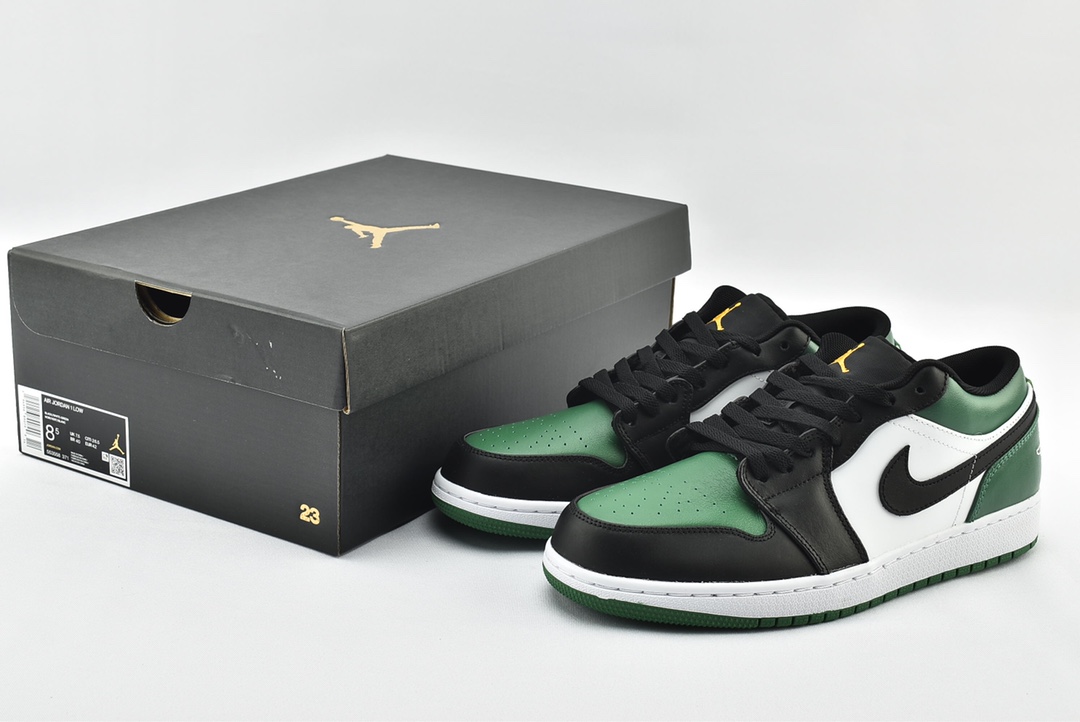 Jordan 1 Low Green Toe - vstockx
