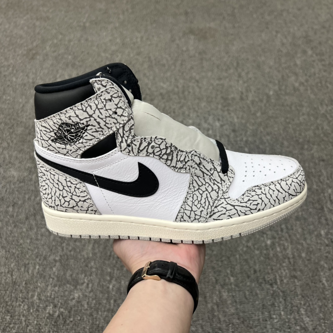 Jordan 1 Retro High OG White Cement - vstockx