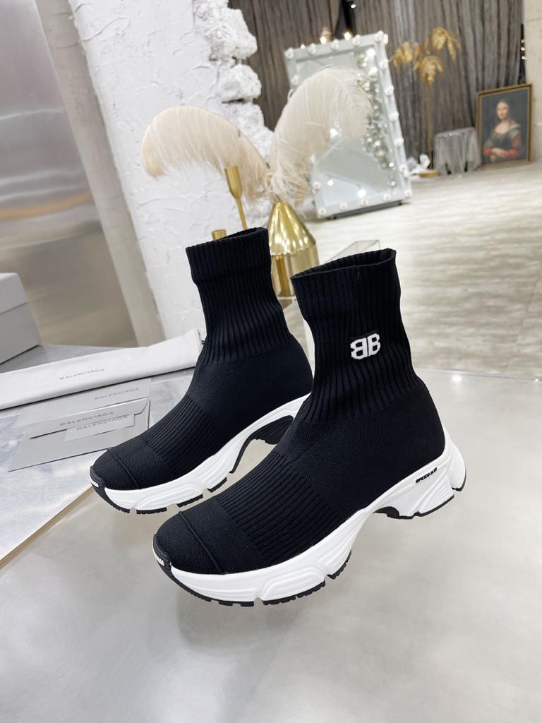 Balenciaga Speed 3.0 Black White - vstockx