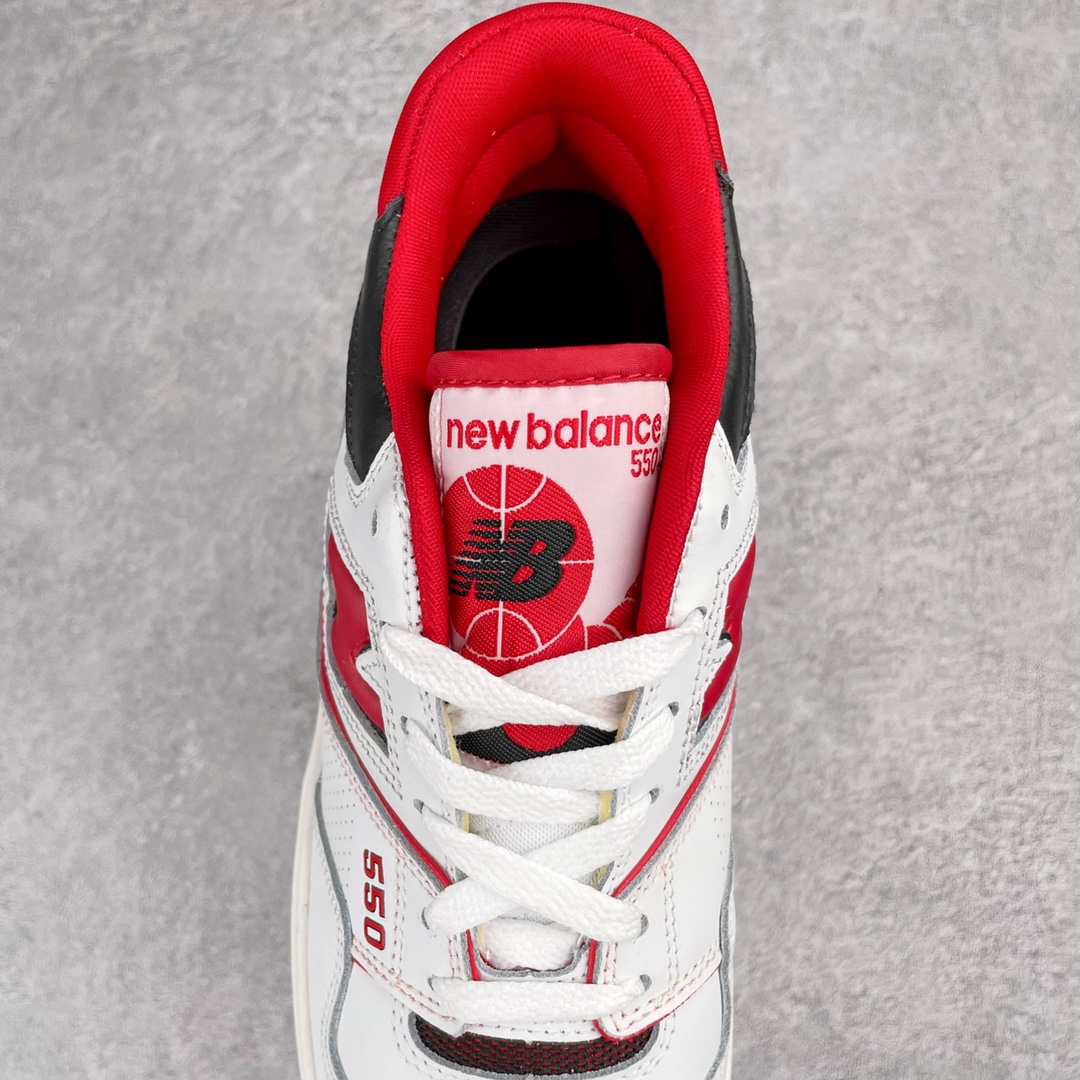 New Balance 550 White Red - vstockx