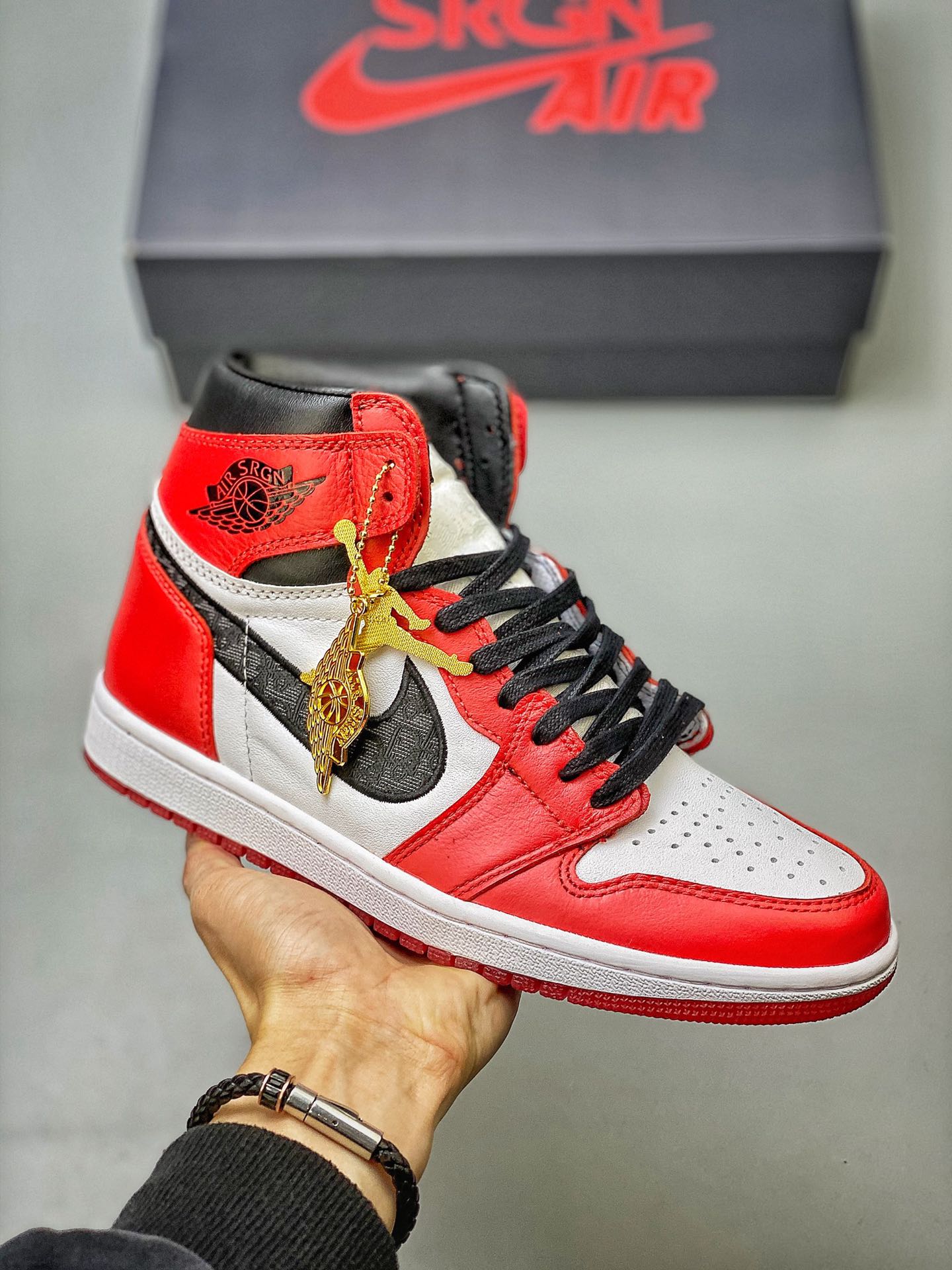 Dior x Jordan 1 High OG 2021 Red - vstockx