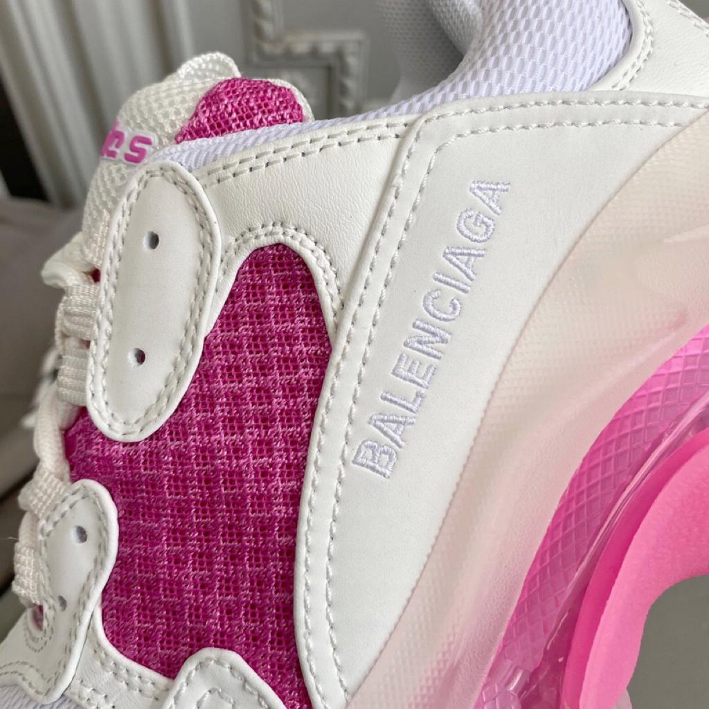 Balenciaga Triple S White Pink (W) - vstockx