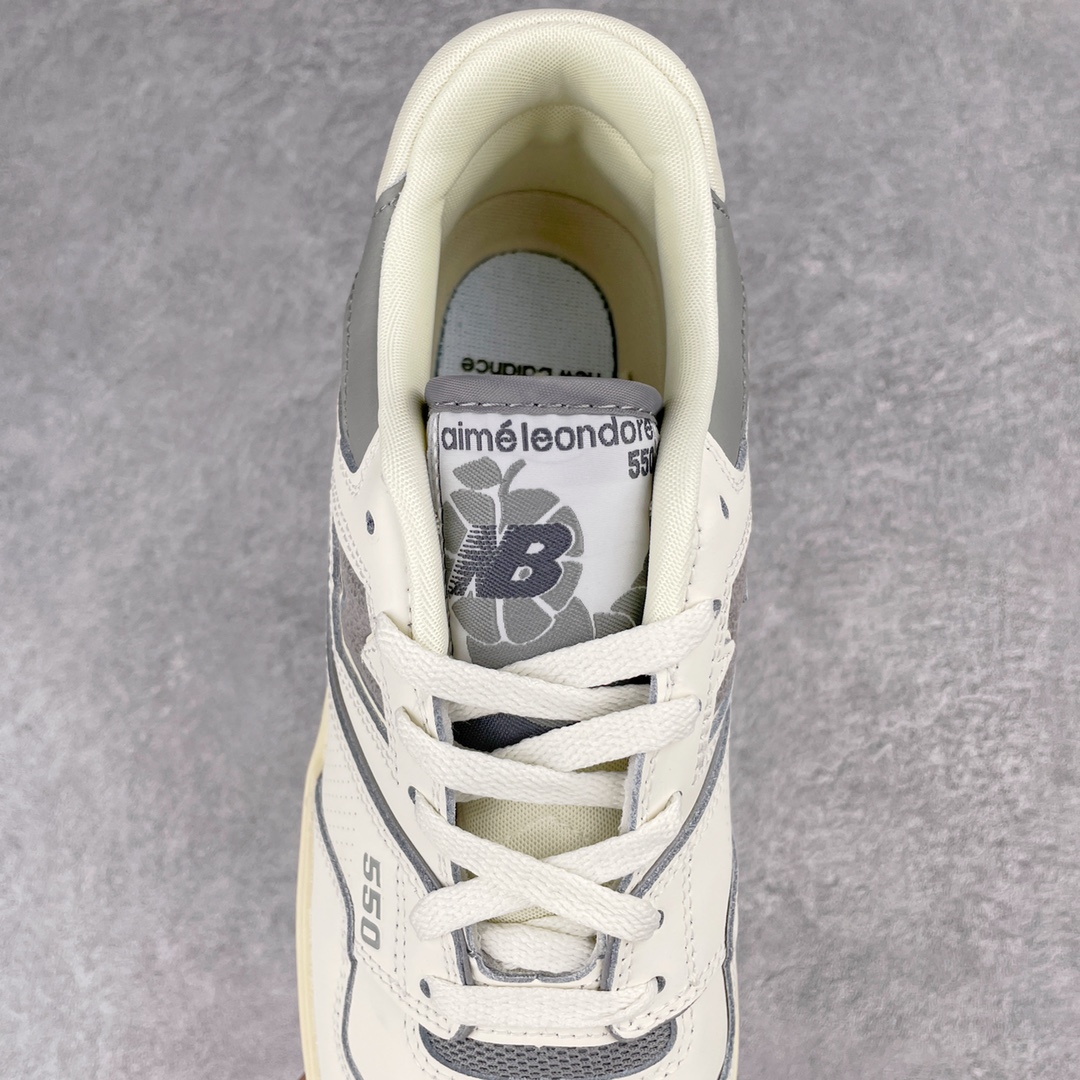 New Balance 550 Aime Leon Dore White Grey - vstockx