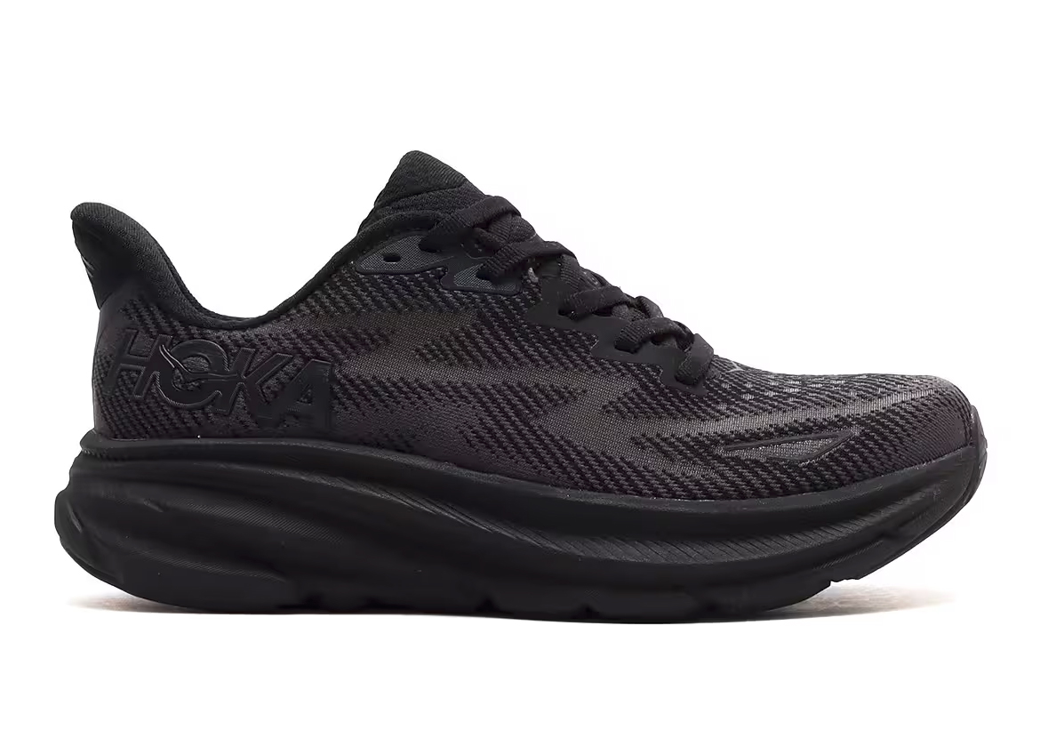 Hoka One One Clifton 9 Triple Black (Women's) - vstockx