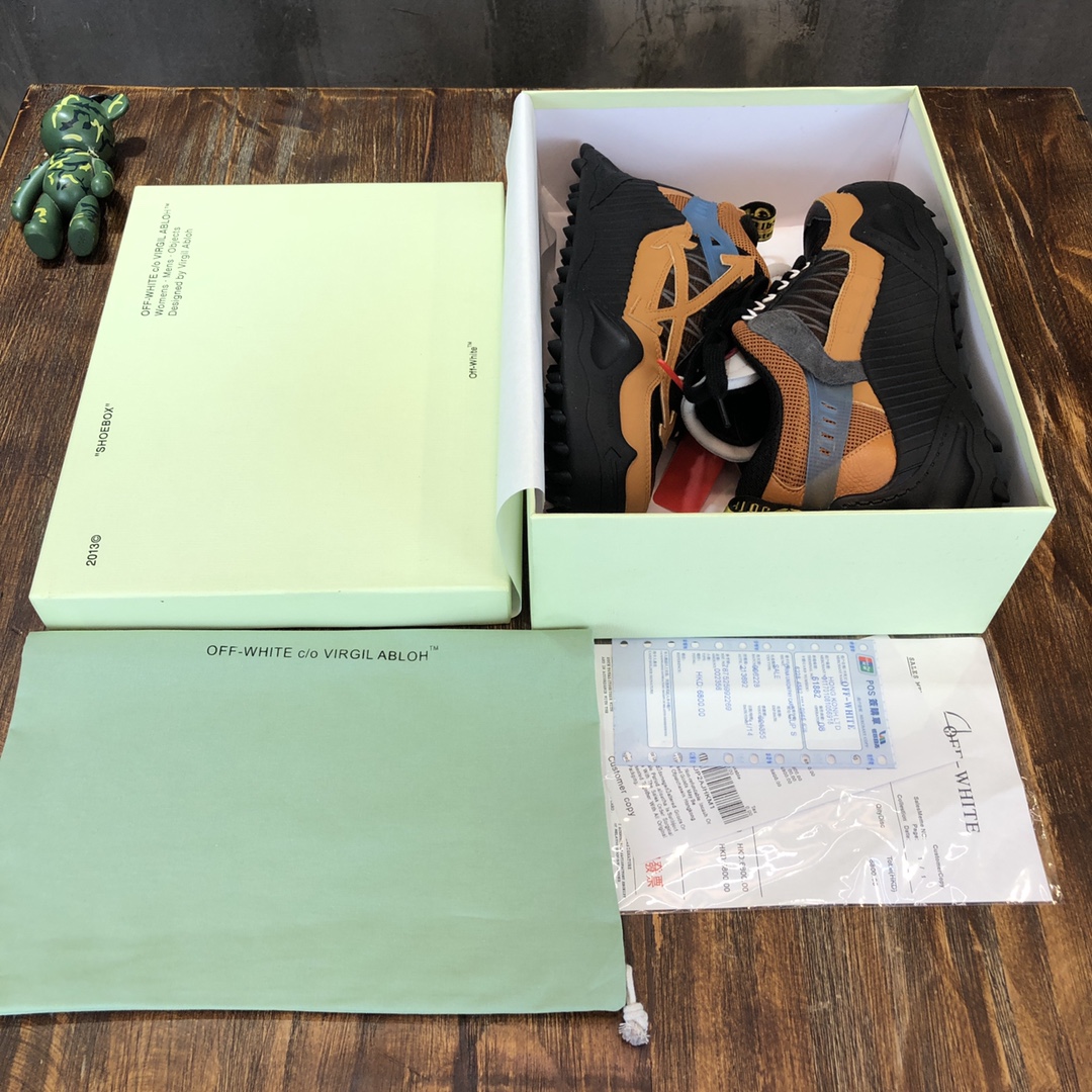 Off-White Odsy-1000 Khaki Brown - vstockx