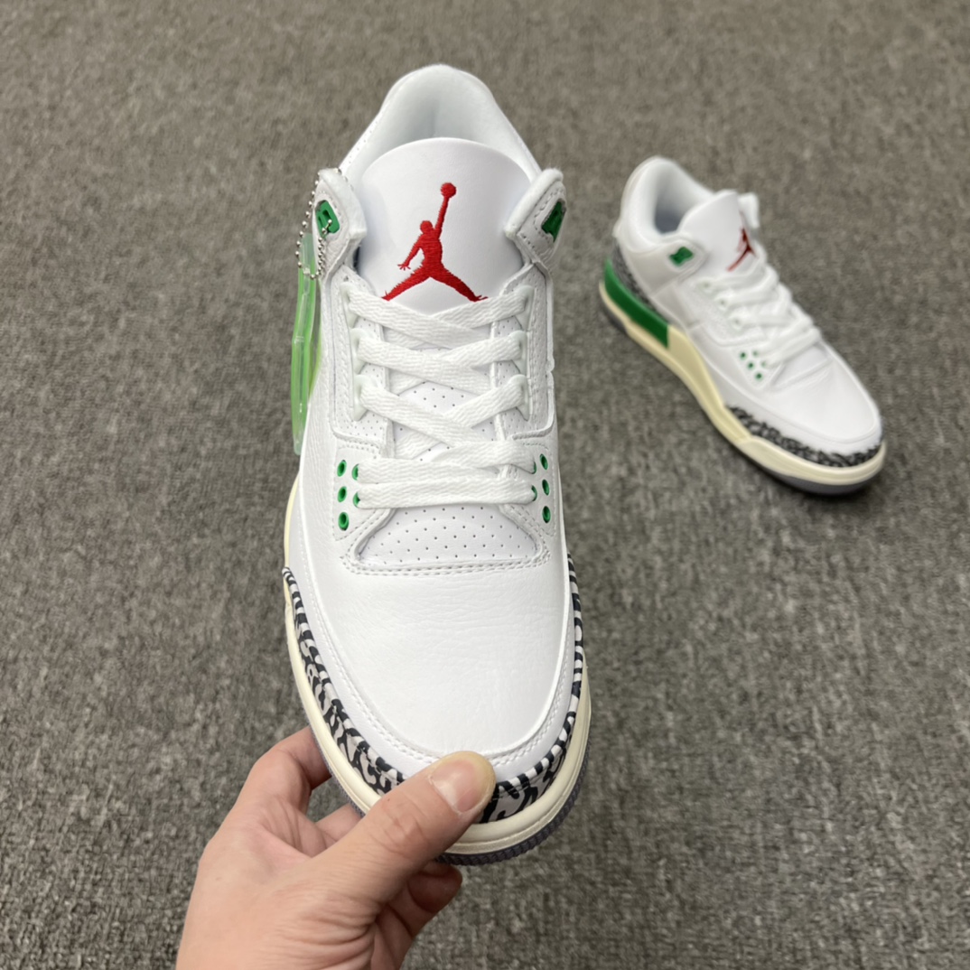 Jordan 3 Retro Lucky Green (Women's) - vstockx