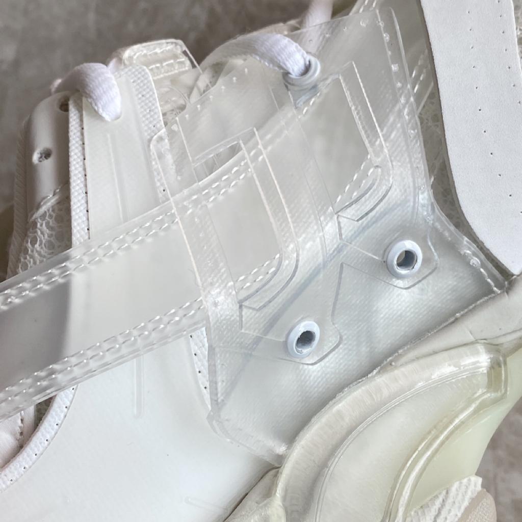 Balenciaga Track Clear Sole White - vstockx