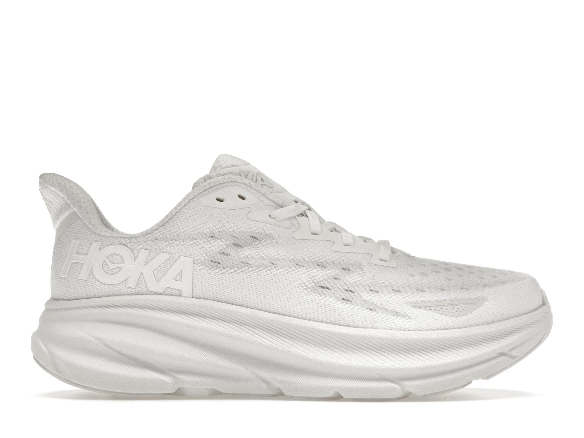 Hoka One One Clifton 9 White - vstockx