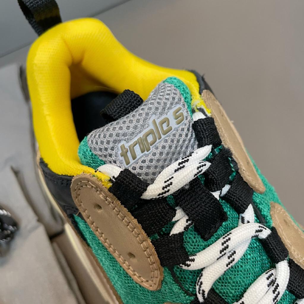 Balenciaga Triple S Beige Green Yellow (2018 Reissue) - vstockx
