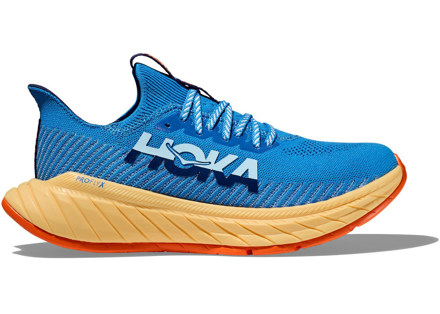 Hoka One One Carbon X 3 Coastal Sky Bellwether Blue - vstockx
