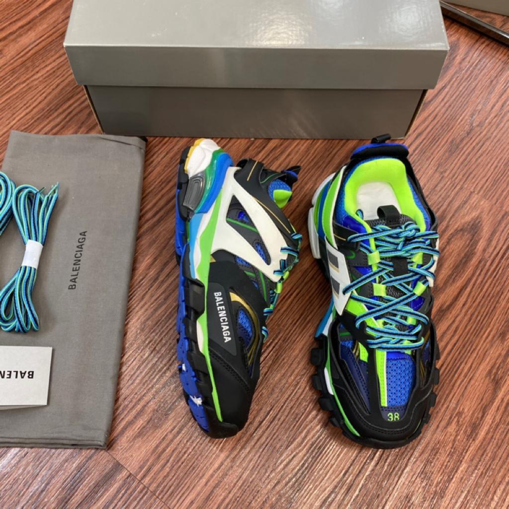 Balenciaga Track Green White Blue - vstockx