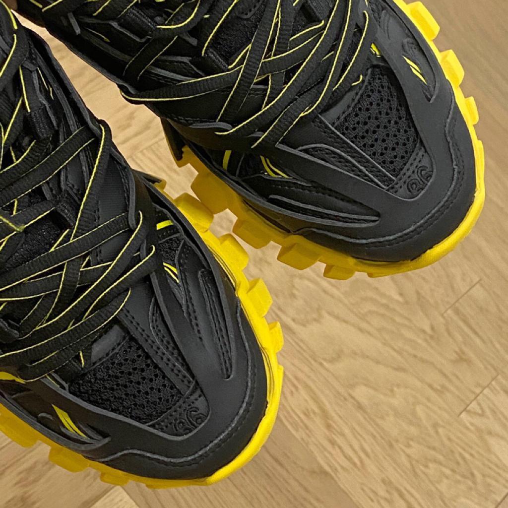 Balenciaga Track Black Neon Yellow - vstockx