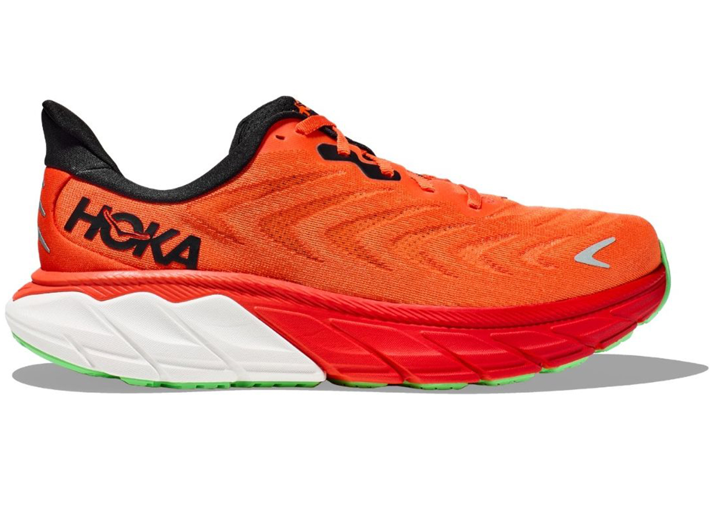 Hoka One One Arahi 6 Flame Black - vstockx