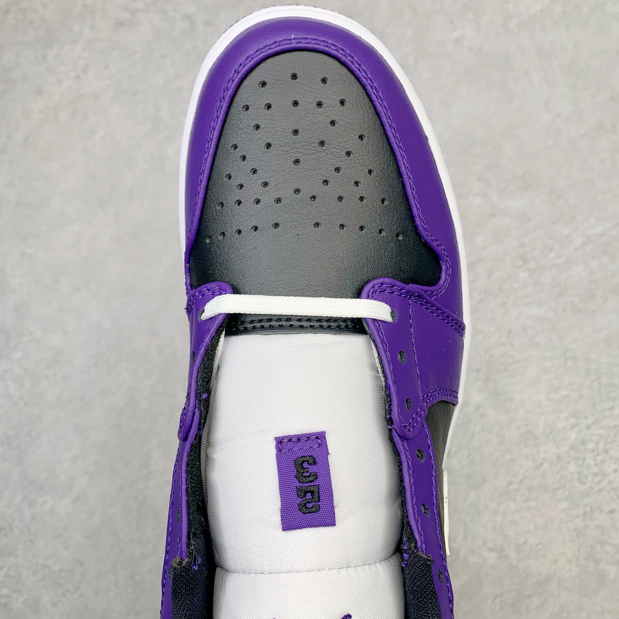 Jordan 1 Low Court Purple Black - vstockx