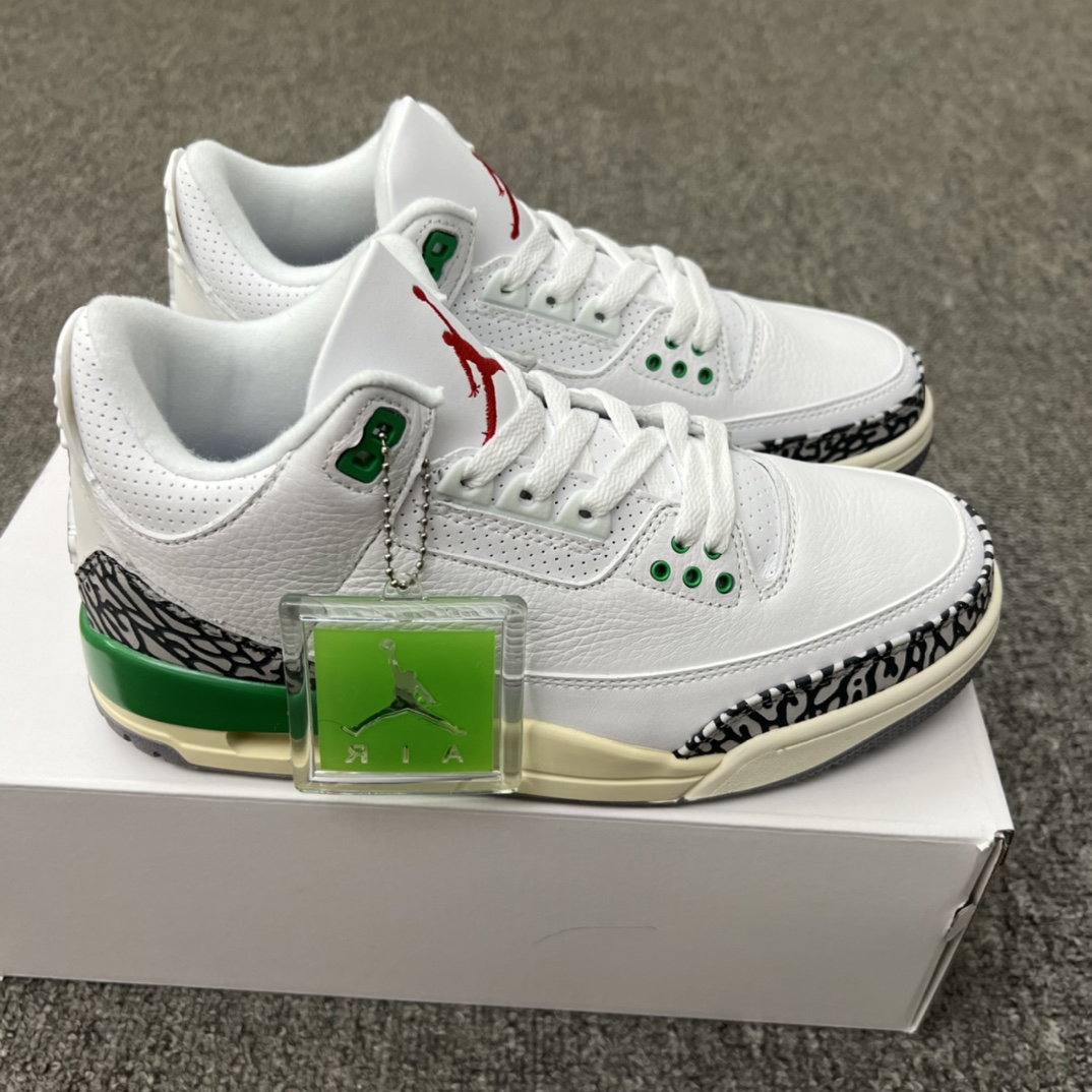 Jordan 3 Retro Lucky Green (Women's) - vstockx