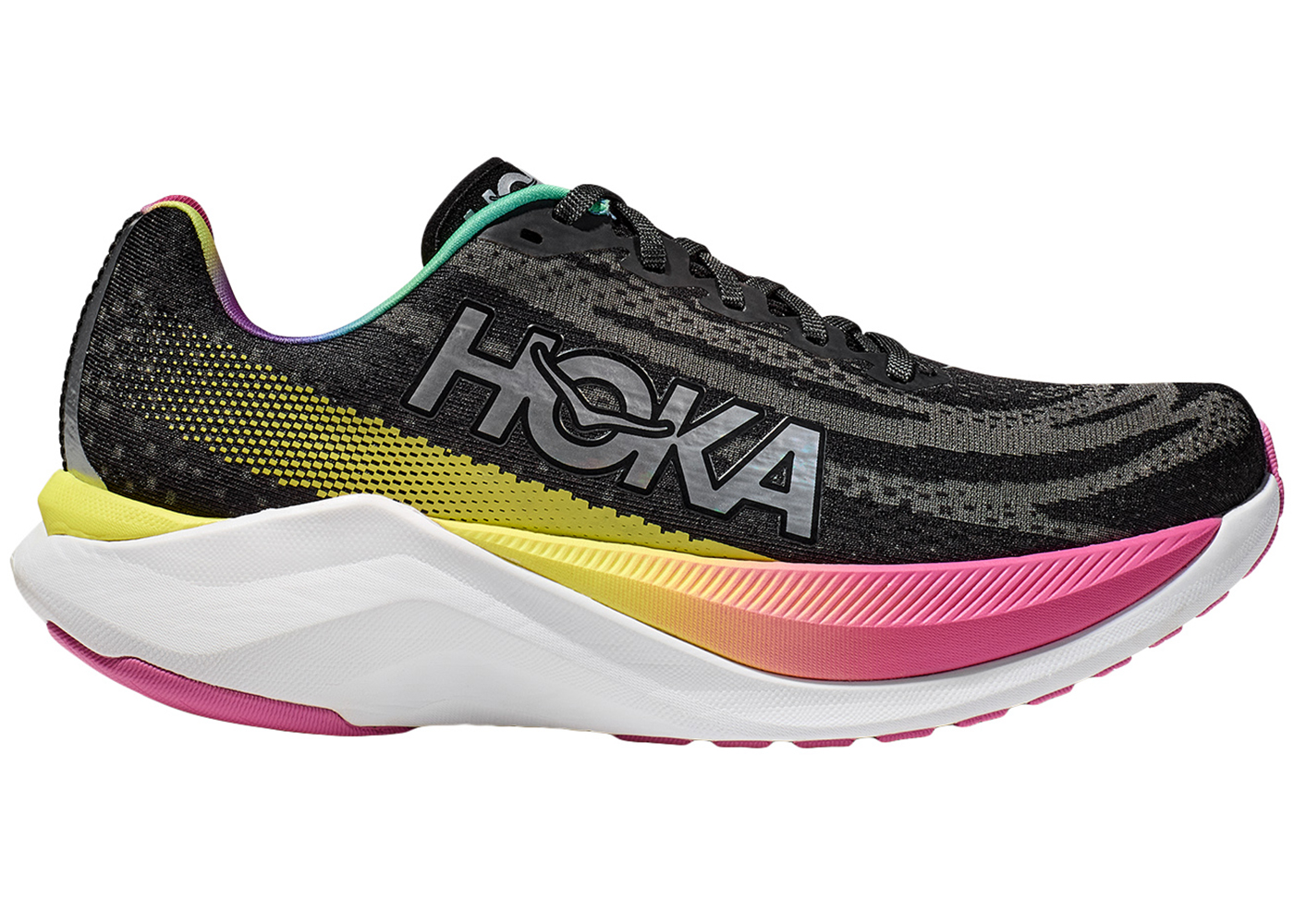 Hoka One One Mach X Black Silver Multi-Color (Women's) - vstockx