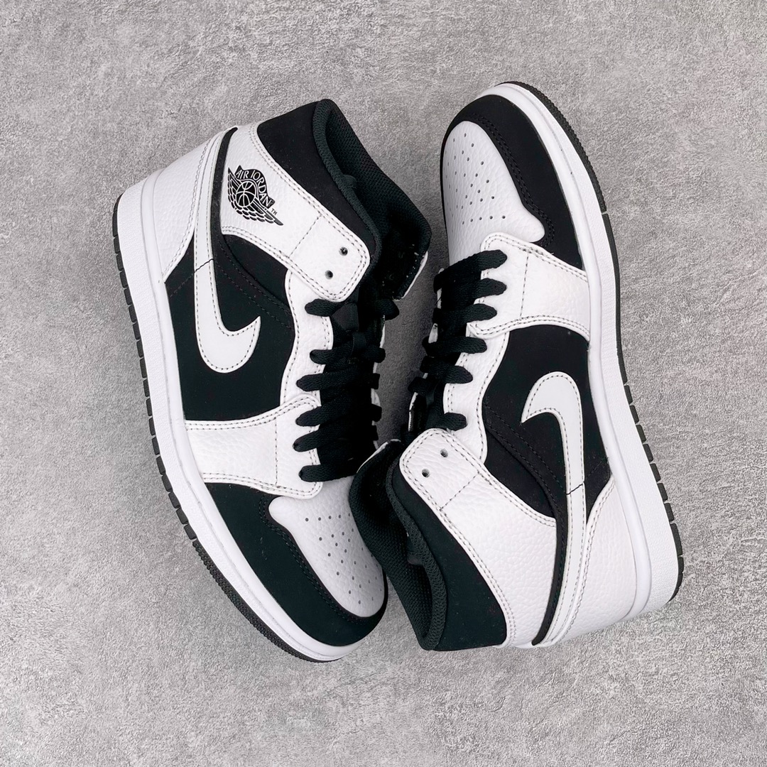 Jordan 1 Mid Panda - vstockx