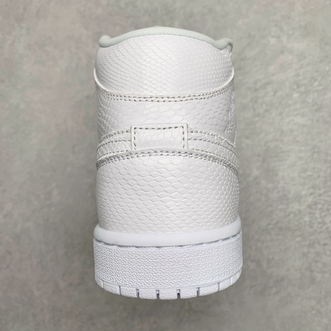 Jordan 1 Mid Triple White - vstockx