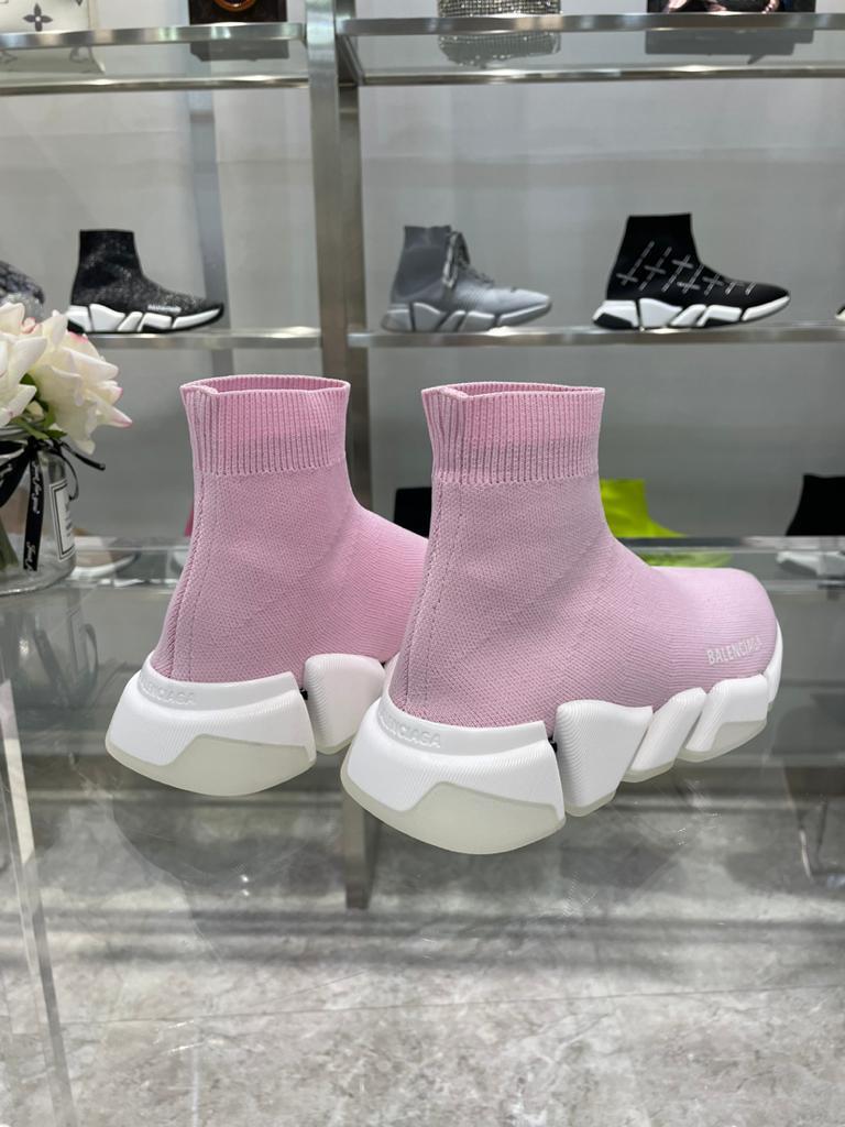 Balenciaga Speed 2.0 Pink White (W) - vstockx