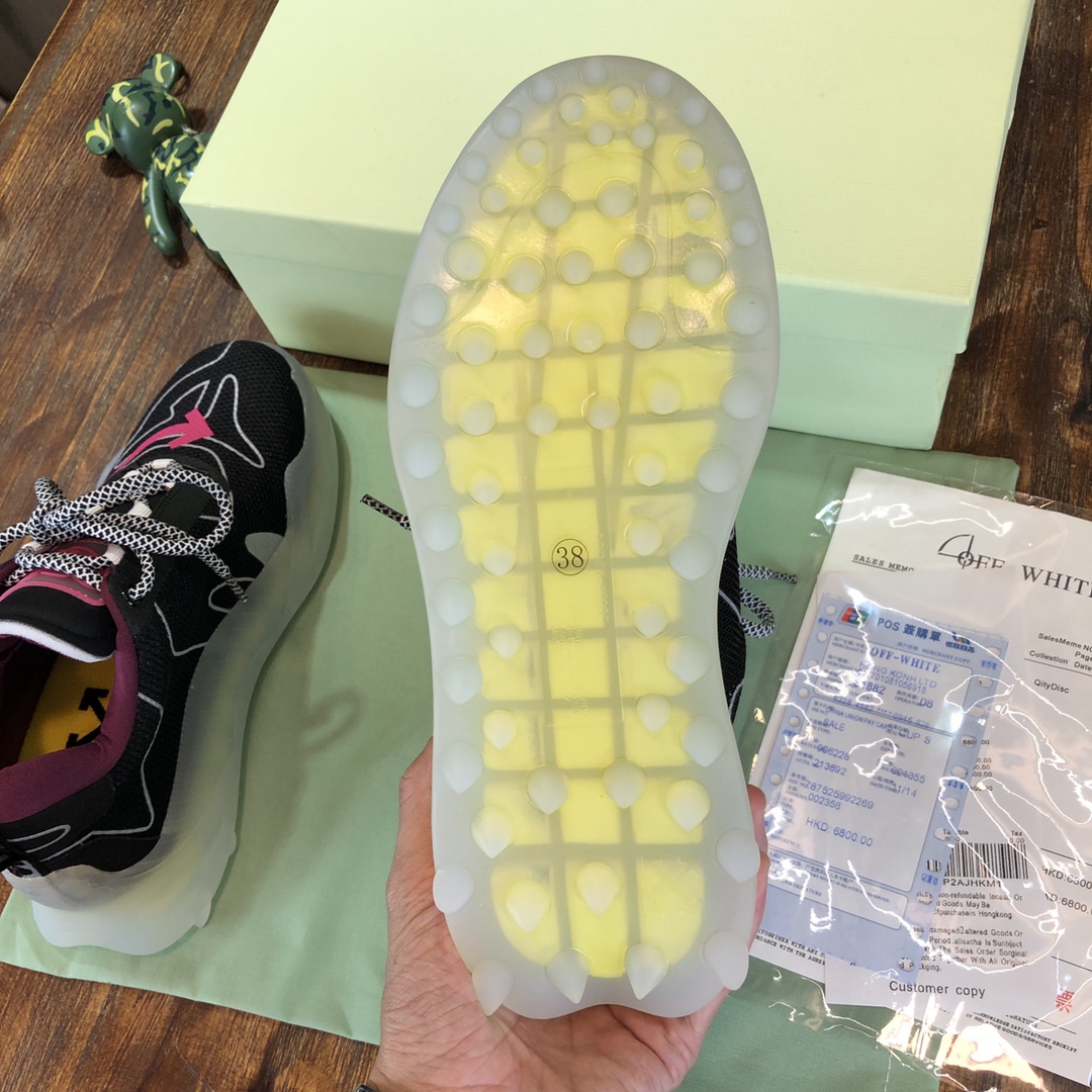 Off-White Odsy-1000 Transparent Fuchsia - vstockx