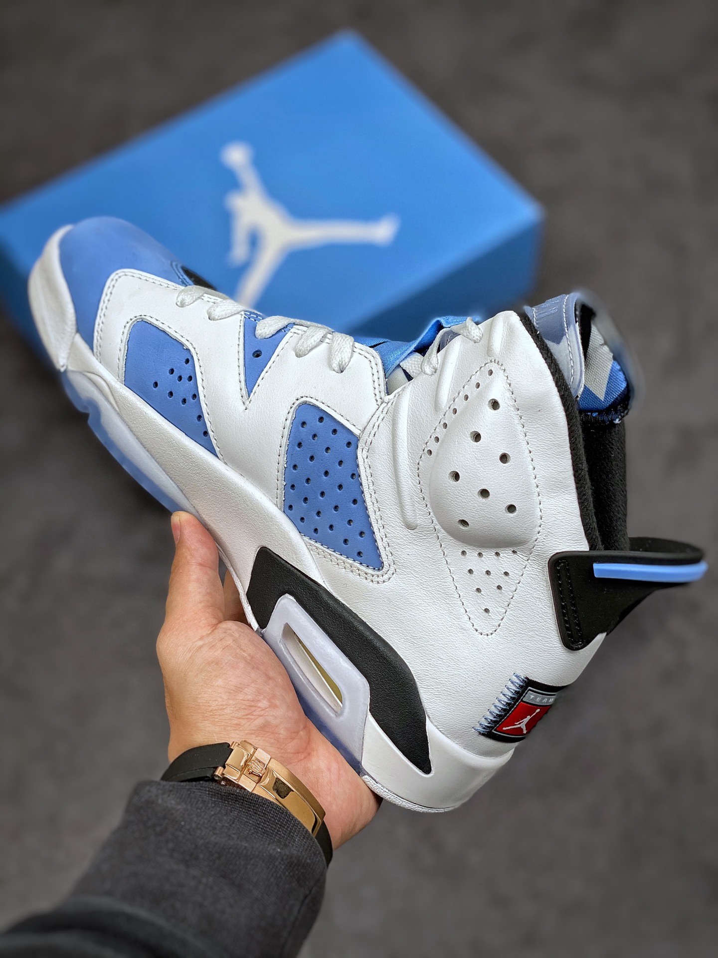 Jordan 6 Retro UNC White - vstockx