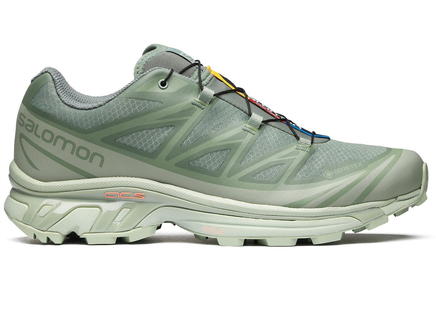 Salomon XT-6 Gore-Tex Desert Sage Lily Pad - vstockx