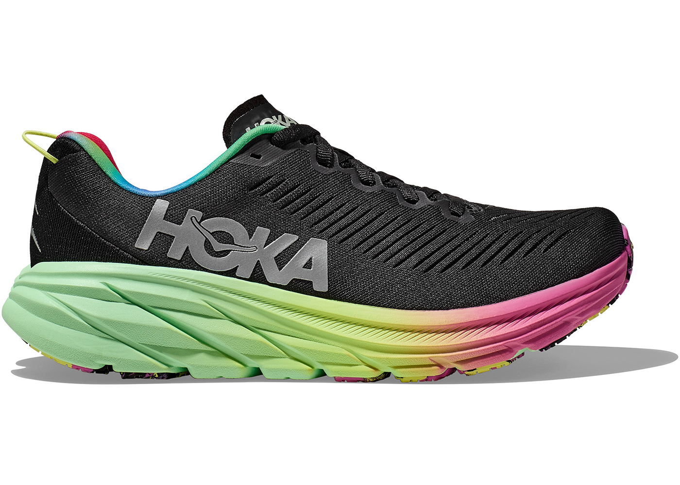 Hoka One One Rincon 3 Black Silver Multi-Color - vstockx