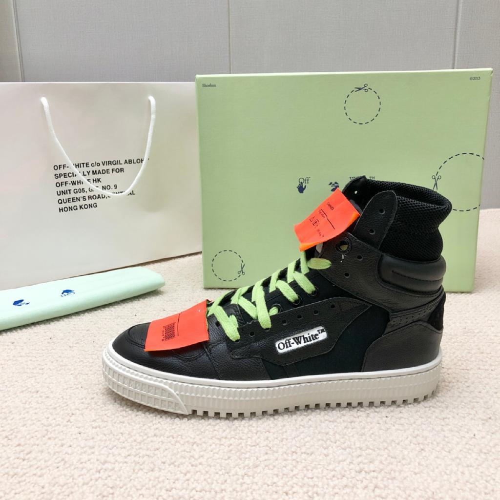 OFF-WHITE Off Court 3.0 Black Neon Green Orange - vstockx