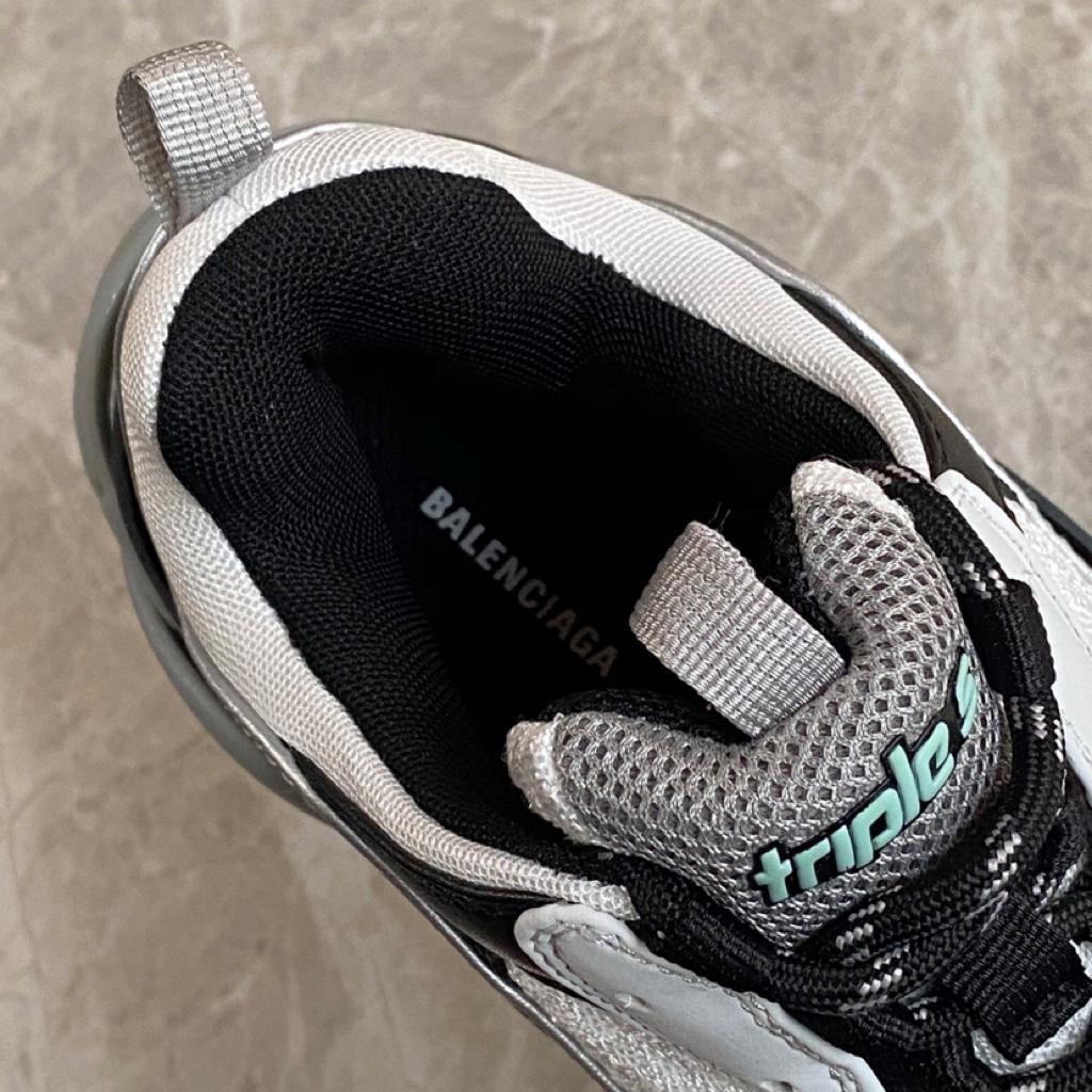 Balenciaga Triple S Grey Metallic - vstockx