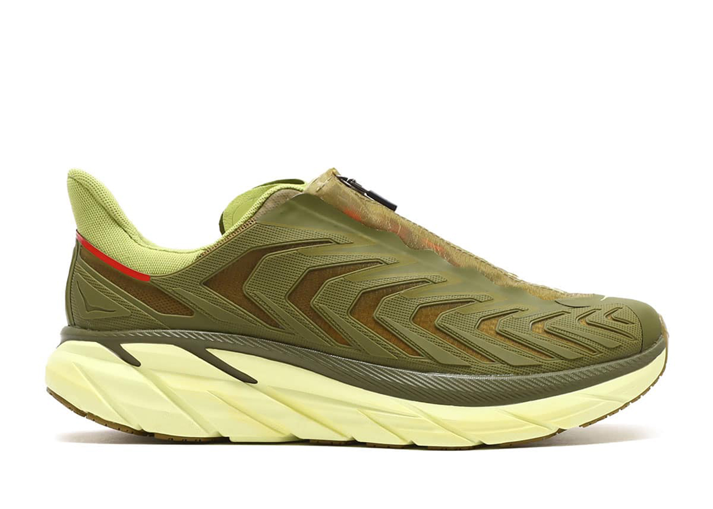 Hoka One One Project Clifton Avocado Dark Citron - vstockx