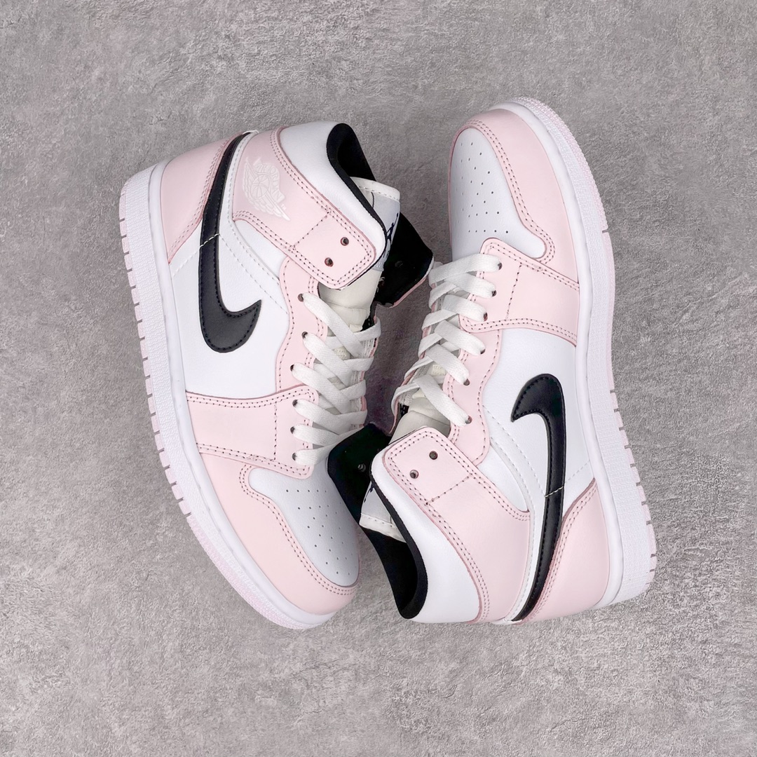 Jordan 1 Mid Barely Rose - vstockx