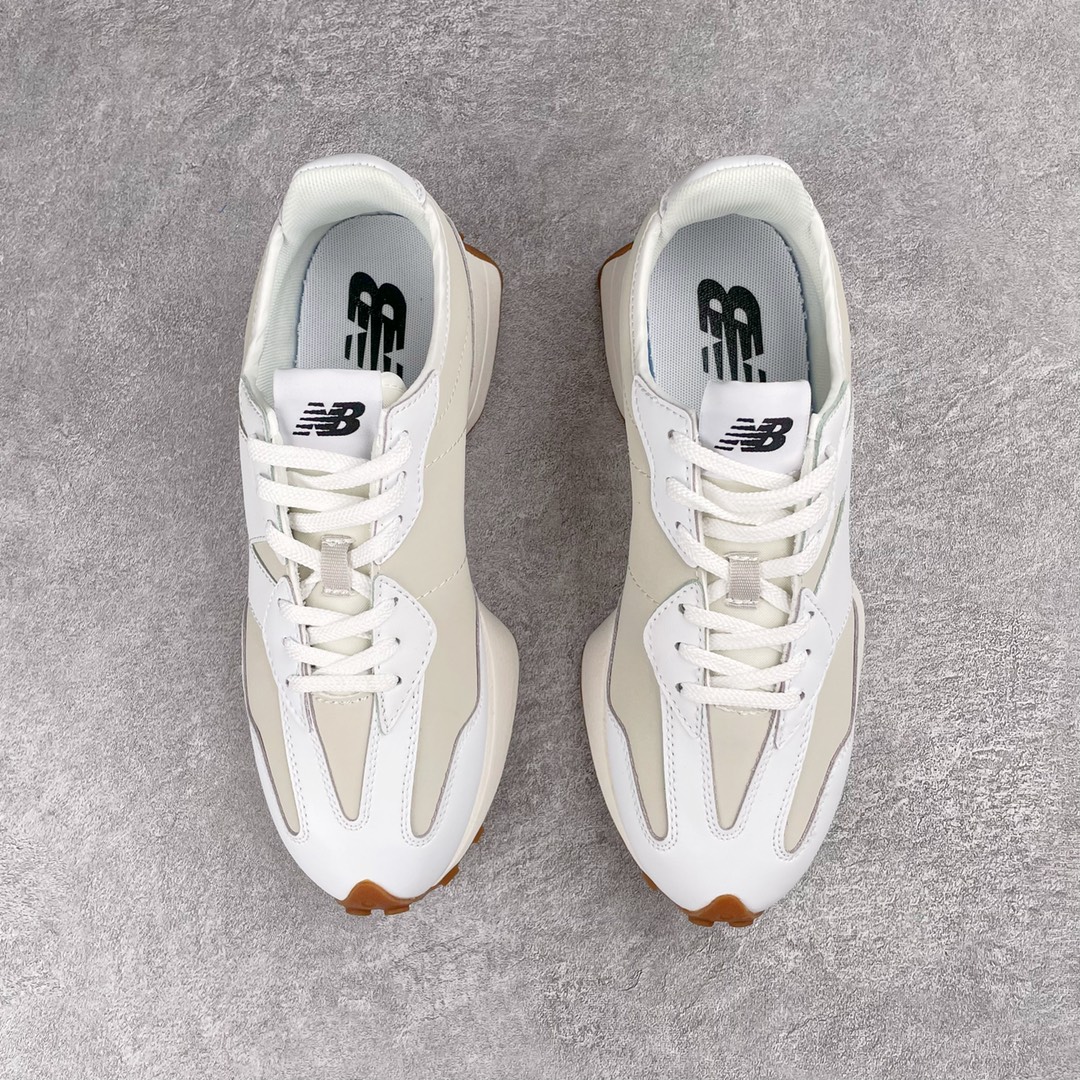 New Balance 327 White Moonbeam Gum (W) - vstockx