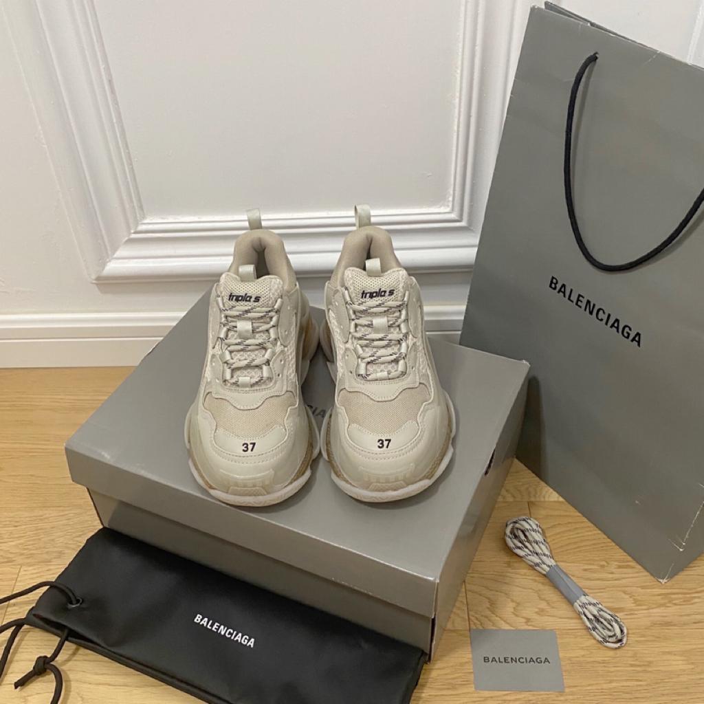 Balenciaga Triple S Clear Sole Off White - vstockx