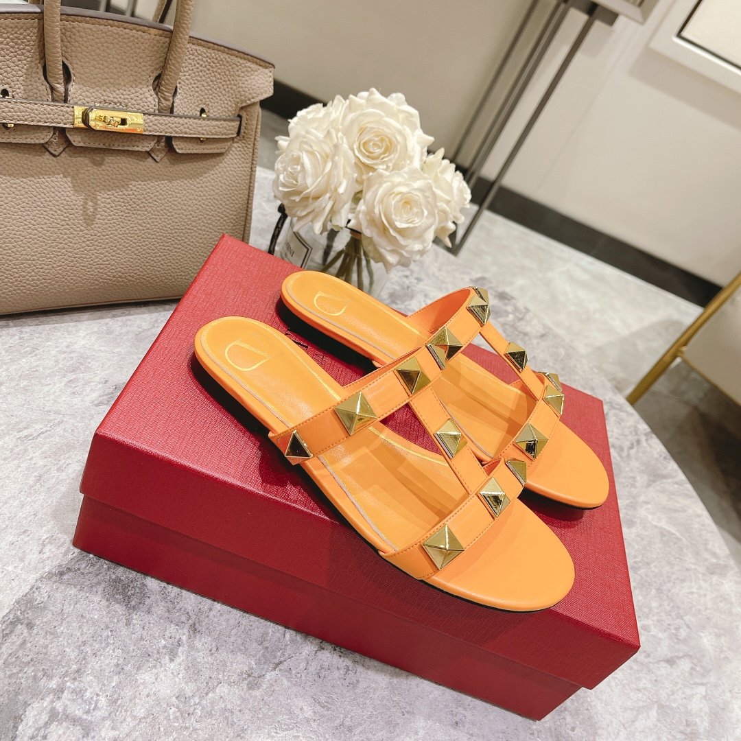 VALENTINO GARAVANI ROMAN STUD HEEL 2CM WOMEN 7 - vstockx