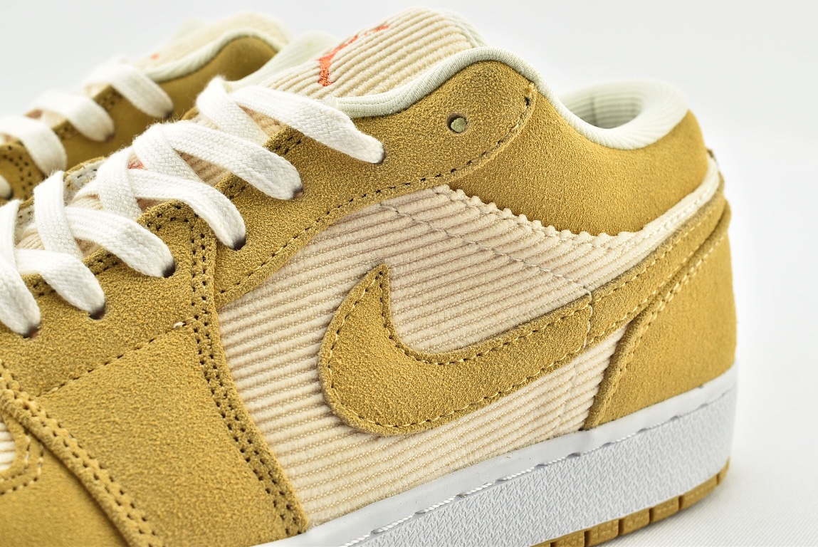 Jordan 1 Low SE Twine Orange Quartz Corduroy - vstockx