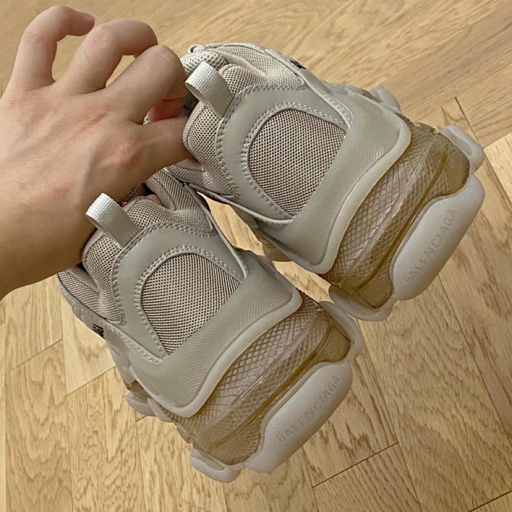 Balenciaga Triple S Clear Sole Off White - vstockx