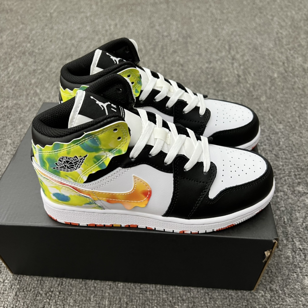 Jordan 1 Mid SE Slim Vortex (GS) - vstockx