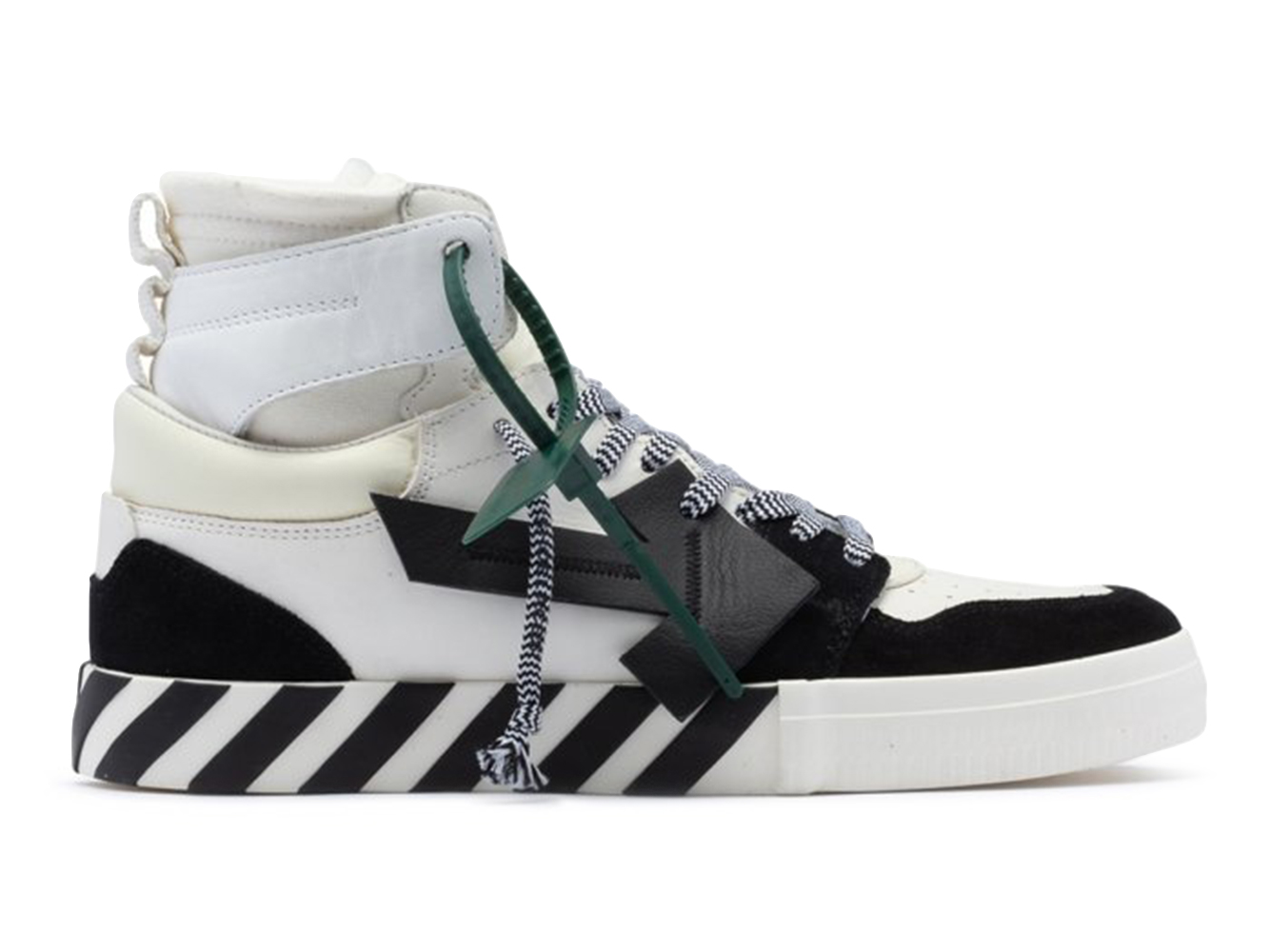 OFF-WHITE Vulc High White Black - vstockx