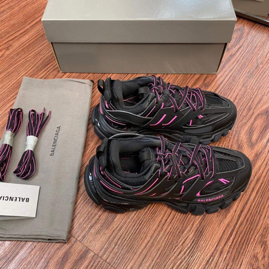 Balenciaga Track Washed Black Pink (W) - vstockx