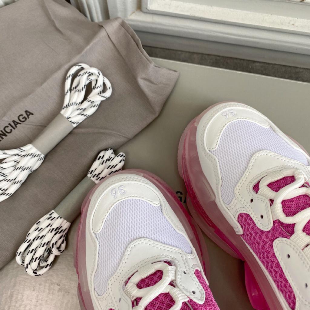 Balenciaga Triple S White Pink (W) - vstockx