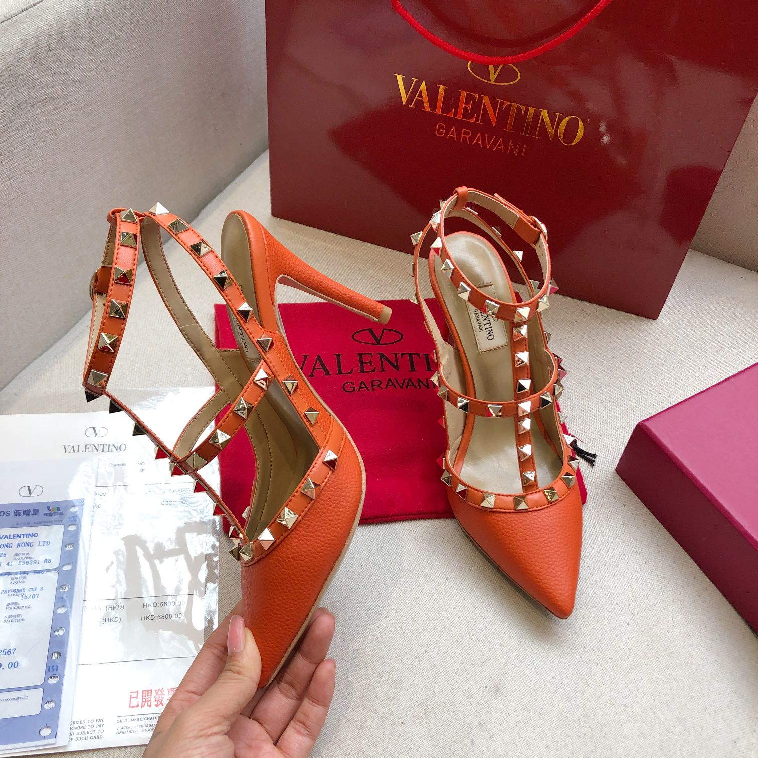 Valentino Garavani Roman Stud 65mm sandals Women 6 - vstockx