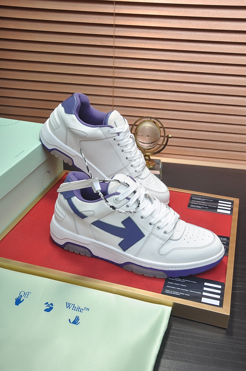 Off-White Out of Office White Purple - vstockx